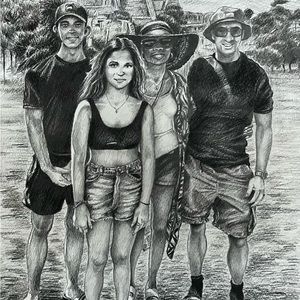 Portrait painter, I’m professional portrait artist, I paint and draw